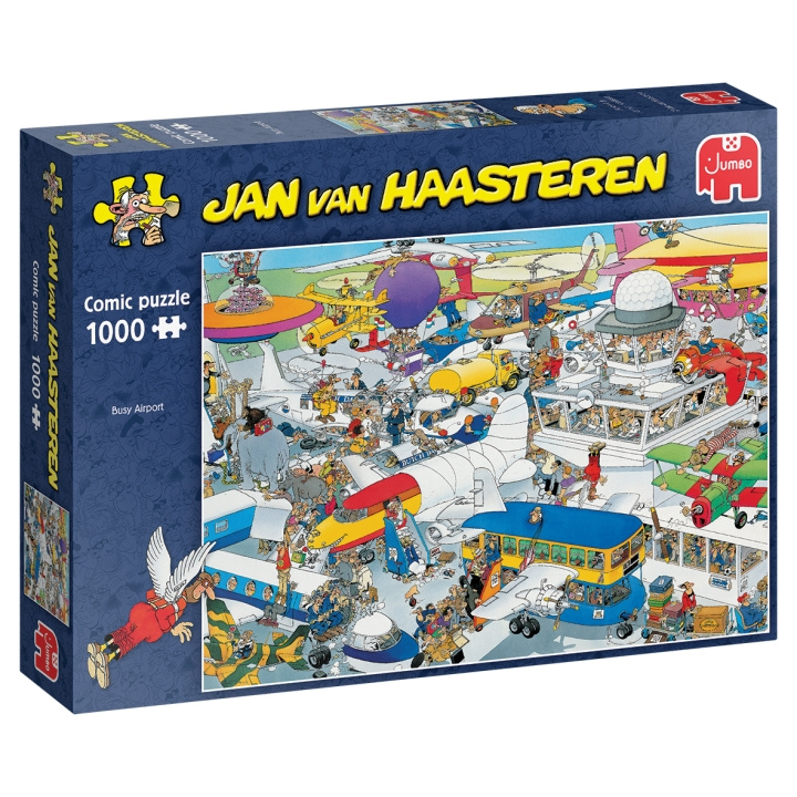 Jan van Haasteren Druk vliegveld (1000 stukjes) (1119801831) in de groep SPORT, VRIJE TIJD & HOBBY / Hobby / Puzzel bij TP E-commerce Nordic AB (C89709)