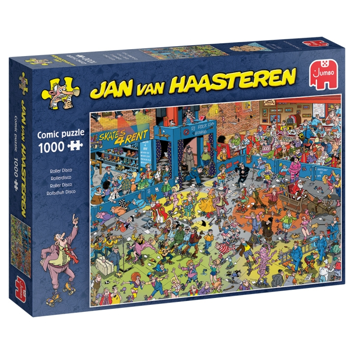 Jan van Haasteren Roller Disco (1000 stukjes) (1119801837) in de groep SPORT, VRIJE TIJD & HOBBY / Hobby / Puzzel bij TP E-commerce Nordic AB (C89715)