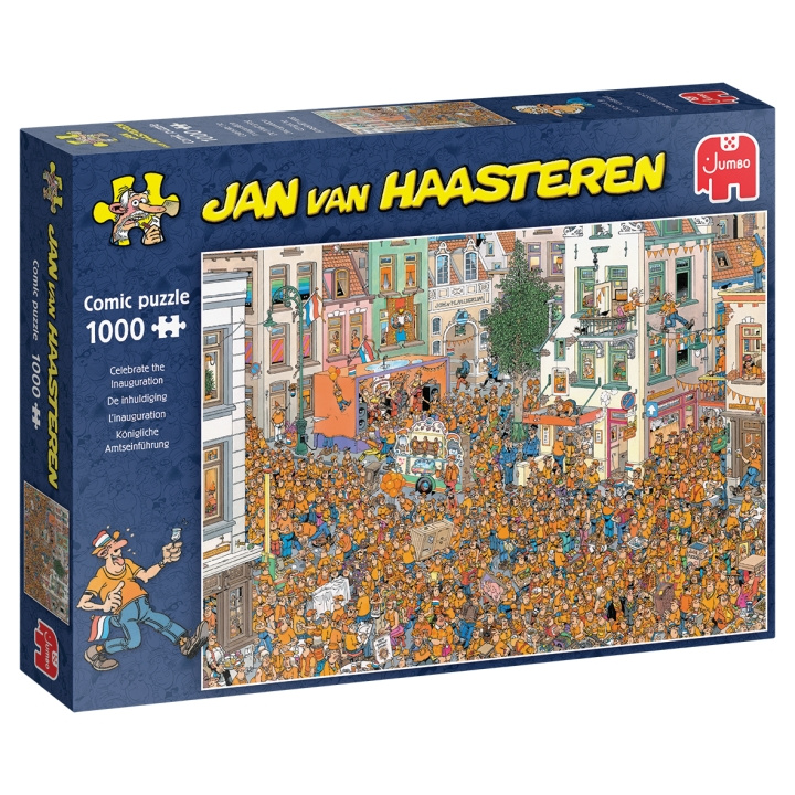 Jan van Haasteren Vier de inhuldiging (1000 stukjes) (1119801838) in de groep SPORT, VRIJE TIJD & HOBBY / Hobby / Puzzel bij TP E-commerce Nordic AB (C89717)