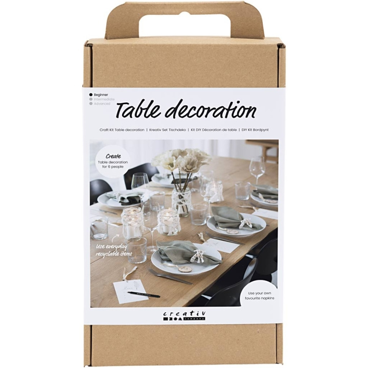 DIY Kit Craft Kit - Tafeldecoratie - Natuurlijk (977697) in de groep SPORT, VRIJE TIJD & HOBBY / Hobby / DIY Kit bij TP E-commerce Nordic AB (C89720)