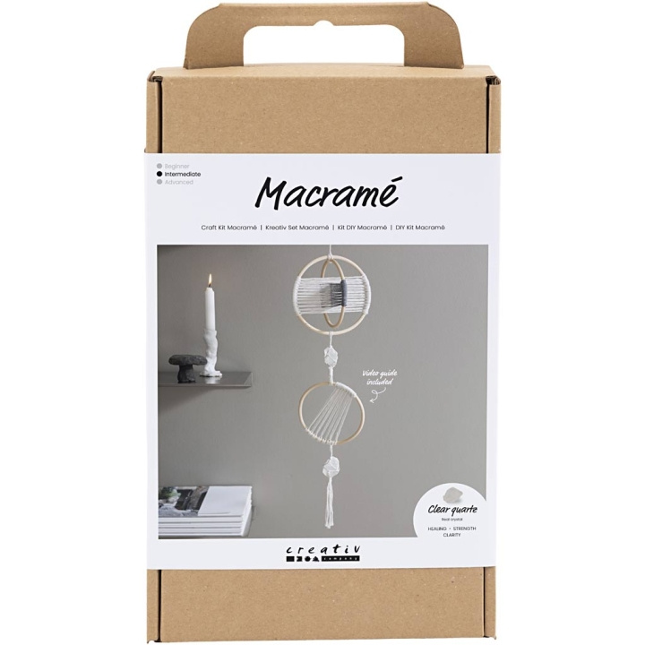 DIY Kit Handwerkpakket - Macramé - Mobiel(977741) in de groep SPORT, VRIJE TIJD & HOBBY / Hobby / DIY Kit bij TP E-commerce Nordic AB (C89725)