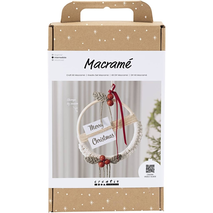 DIY Kit Knutselset - Kerstmis Macramé (977699) in de groep SPORT, VRIJE TIJD & HOBBY / Hobby / DIY Kit bij TP E-commerce Nordic AB (C89766)