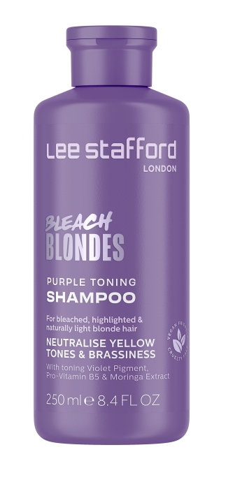 Lee Stafford Bleach Blondes Purple Toning Shampoo 250 ml in de groep BEAUTY & HEALTH / Haar & Styling / Haarverzorging / Shampoo bij TP E-commerce Nordic AB (C89784)