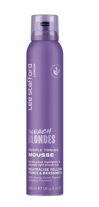 Lee Stafford Bleach Blondes Paarse tonifiërende mousse 200 ml in de groep BEAUTY & HEALTH / Haar & Styling / Hair styling / Haarmousse bij TP E-commerce Nordic AB (C89787)