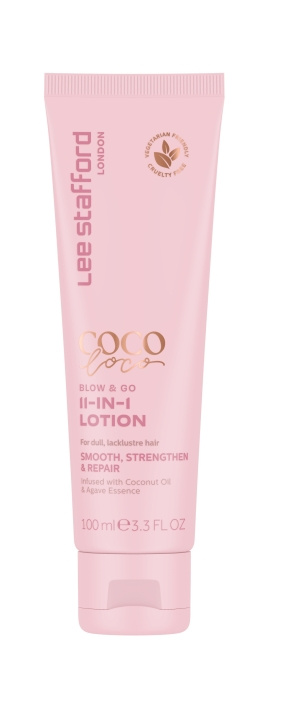 Lee Stafford Coco Loco Blow & Go 11-in-1 Lotion 100 ml in de groep BEAUTY & HEALTH / Haar & Styling / Hair styling / Styling crème bij TP E-commerce Nordic AB (C89804)