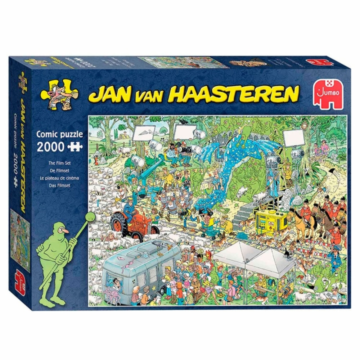 Jan van Haasteren De filmset (2000 stukjes) (JUM0047) in de groep SPORT, VRIJE TIJD & HOBBY / Hobby / Puzzel bij TP E-commerce Nordic AB (C89864)