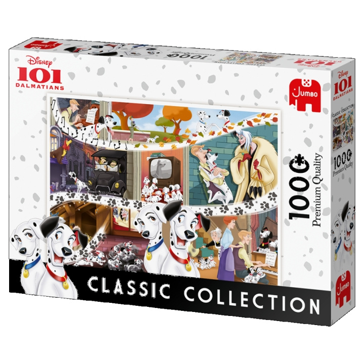 Jumbo Disney Klassieker Collectie: 101 Dalmatiërs (1000 stukjes) (JUM9487) in de groep SPORT, VRIJE TIJD & HOBBY / Hobby / Puzzel bij TP E-commerce Nordic AB (C89865)