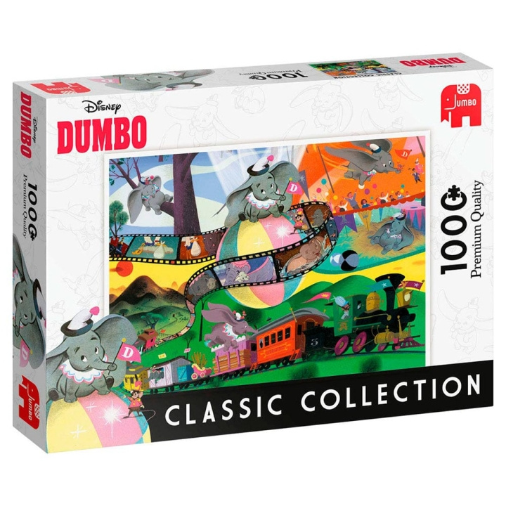 Jumbo Disney: Klassieke collectie Dumbo (1000 stuks) (JUM8824) in de groep SPORT, VRIJE TIJD & HOBBY / Hobby / Puzzel bij TP E-commerce Nordic AB (C89866)