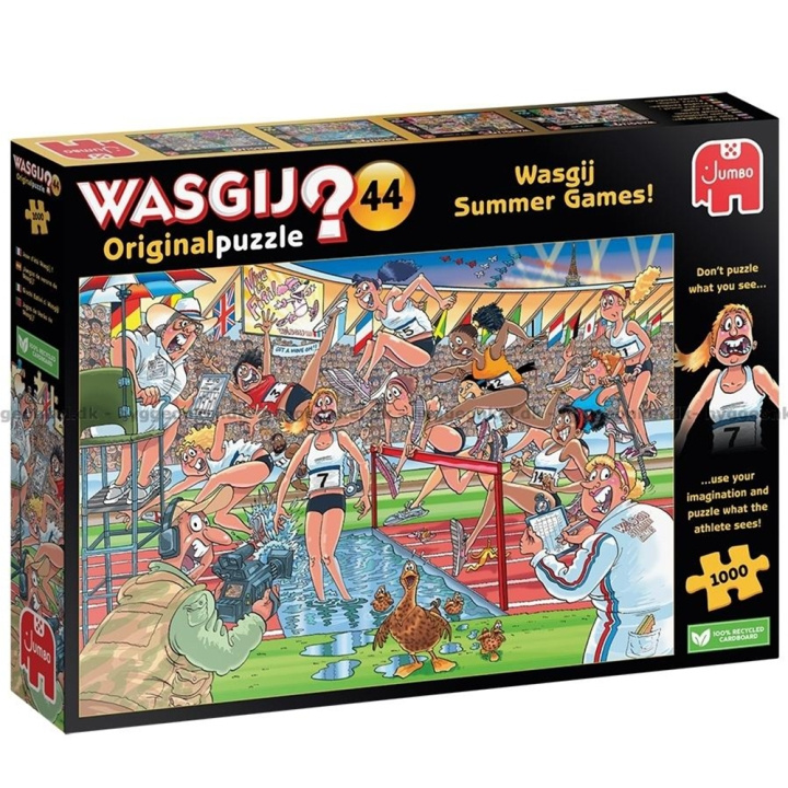 Wasgij Original 44 Zomerspellen (1000 stukjes) (JUM01856) in de groep SPORT, VRIJE TIJD & HOBBY / Hobby / Puzzel bij TP E-commerce Nordic AB (C89892)