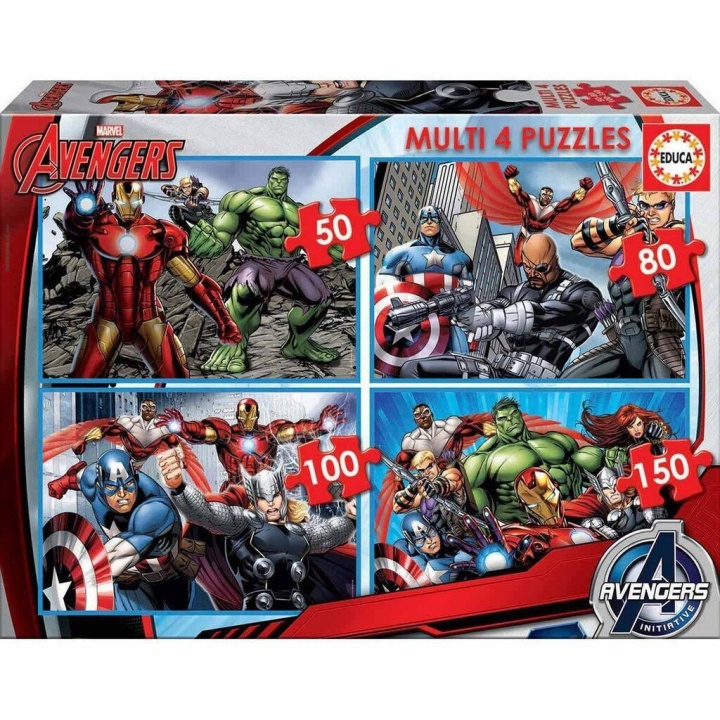 Educa 50-80-100-150 stukjes - Avengers Puzzel (80-16331) in de groep SPEELGOED, KINDER- & BABYPRODUCTEN / Speelgoed / Kinderpuzzel bij TP E-commerce Nordic AB (C89903)