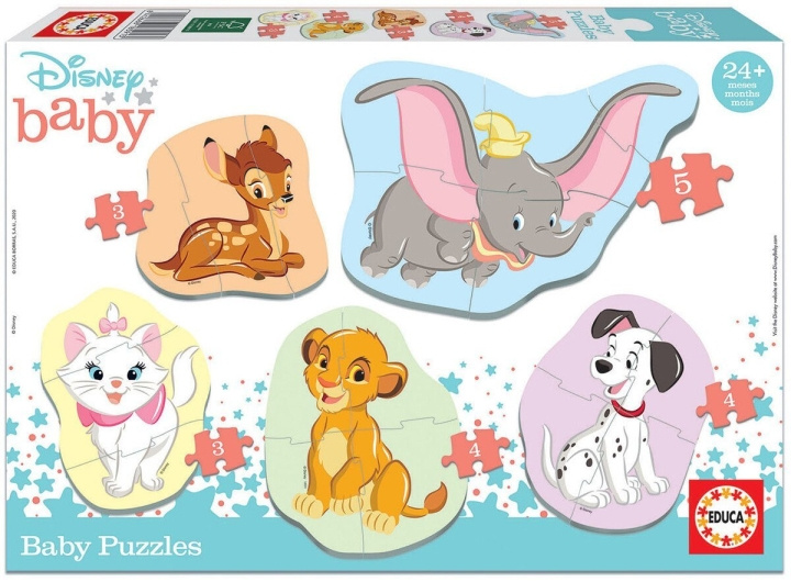 Educa Baby Disney Dieren puzzels (80-18591) in de groep SPEELGOED, KINDER- & BABYPRODUCTEN / Speelgoed / Kinderpuzzel bij TP E-commerce Nordic AB (C89907)