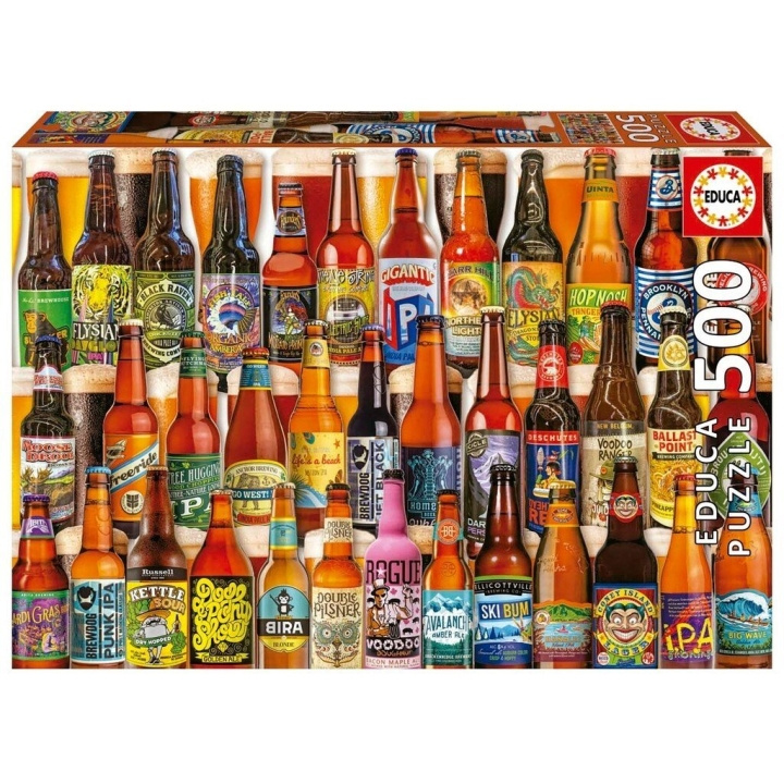 Educa 500 st - Craft Beers puzzel ( 80-19610) in de groep SPEELGOED, KINDER- & BABYPRODUCTEN / Speelgoed / Kinderpuzzel bij TP E-commerce Nordic AB (C89919)