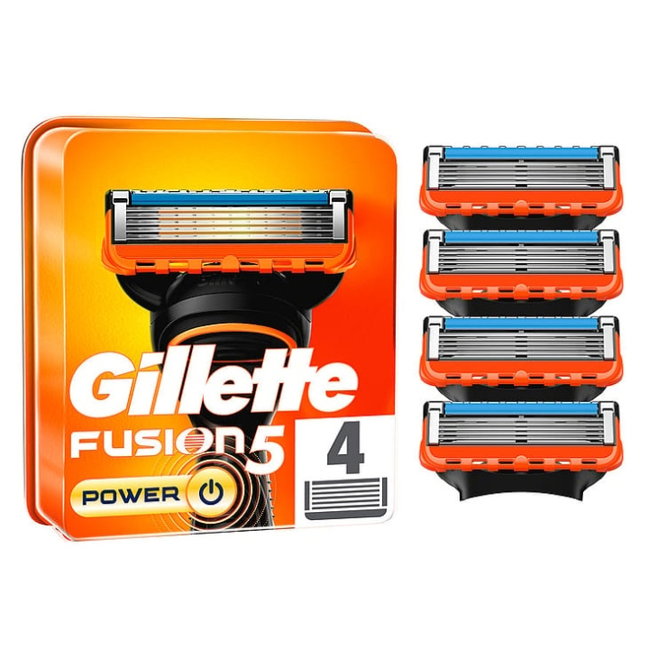 Gillette Fusion Power 4-pak in de groep BEAUTY & HEALTH / Haar & Styling / Scheren & Trimmen / Scheermessen & Accessoires bij TP E-commerce Nordic AB (C89958)