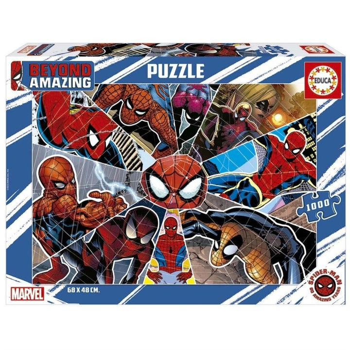 Educa 1000 stuks. Puzzel - Spider-Man Beyond Amazing (80-19487) in de groep SPORT, VRIJE TIJD & HOBBY / Hobby / Puzzel bij TP E-commerce Nordic AB (C89967)