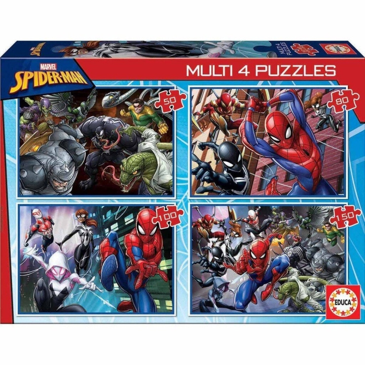 Educa 50-80-100-150 Stuks - Ultieme Spider-Man Puzzel (80-18102) in de groep SPEELGOED, KINDER- & BABYPRODUCTEN / Speelgoed / Kinderpuzzel bij TP E-commerce Nordic AB (C89972)