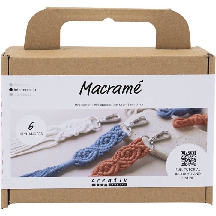 DIY Kit Macramé - Sleutelhanger (977554) in de groep SPORT, VRIJE TIJD & HOBBY / Hobby / DIY Kit bij TP E-commerce Nordic AB (C89979)