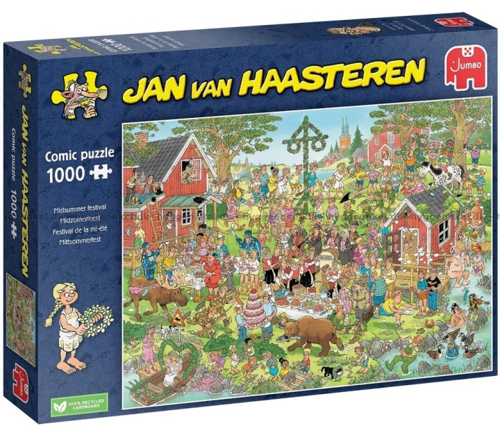 Jan van Haasteren Midzomerfeest (1000 stuks) (JUM0029) in de groep SPORT, VRIJE TIJD & HOBBY / Hobby / Puzzel bij TP E-commerce Nordic AB (C89983)