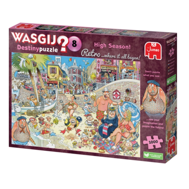 Wasgij Retro Destiny 8 (1000 stukjes) (JUM01851) in de groep SPORT, VRIJE TIJD & HOBBY / Hobby / Puzzel bij TP E-commerce Nordic AB (C90000)