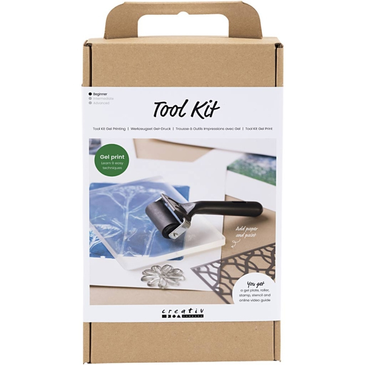 DIY Kit Gereedschapsset voor gelafdrukken (977755) in de groep SPORT, VRIJE TIJD & HOBBY / Hobby / DIY Kit bij TP E-commerce Nordic AB (C90014)