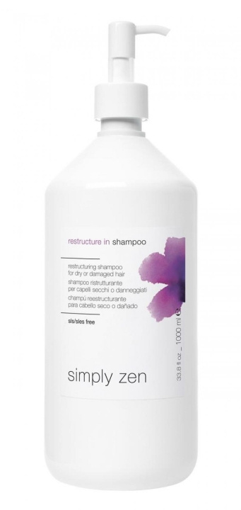 Simply Zen Restructure In Shampoo 1000 ml in de groep BEAUTY & HEALTH / Haar & Styling / Haarverzorging / Shampoo bij TP E-commerce Nordic AB (C90027)