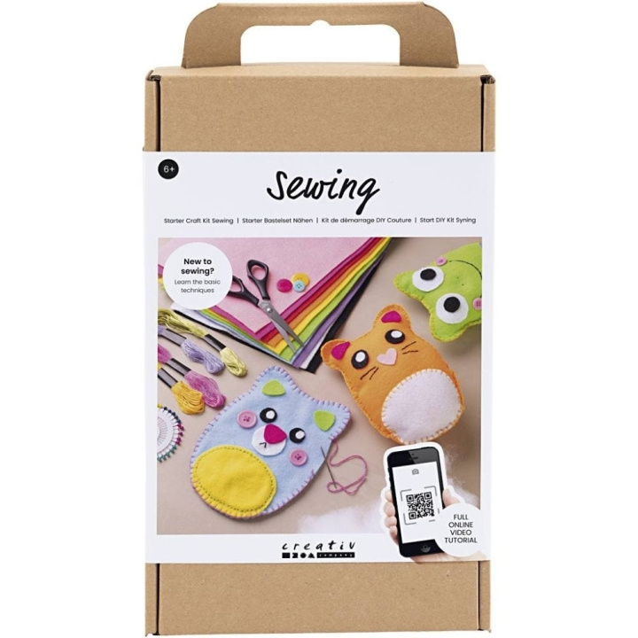 DIY Kit Naaien - Teddyberen (977540) in de groep SPORT, VRIJE TIJD & HOBBY / Hobby / DIY Kit bij TP E-commerce Nordic AB (C90037)