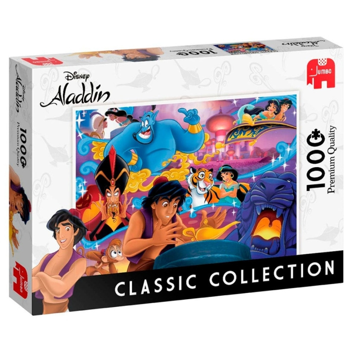 Jumbo Disney Klassieker Collectie: Aladdin (1000 stukjes) (JUM8825) in de groep SPORT, VRIJE TIJD & HOBBY / Hobby / Puzzel bij TP E-commerce Nordic AB (C90050)