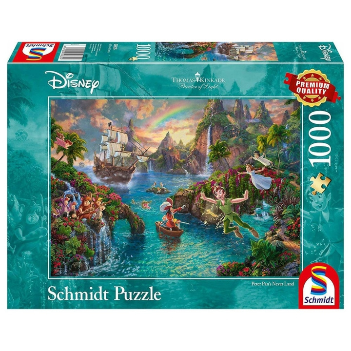 Schmidt Thomas Kinkade: Disney, Peter Pan (1000 stukjes) (SCH9635) in de groep SPORT, VRIJE TIJD & HOBBY / Hobby / Puzzel bij TP E-commerce Nordic AB (C90054)