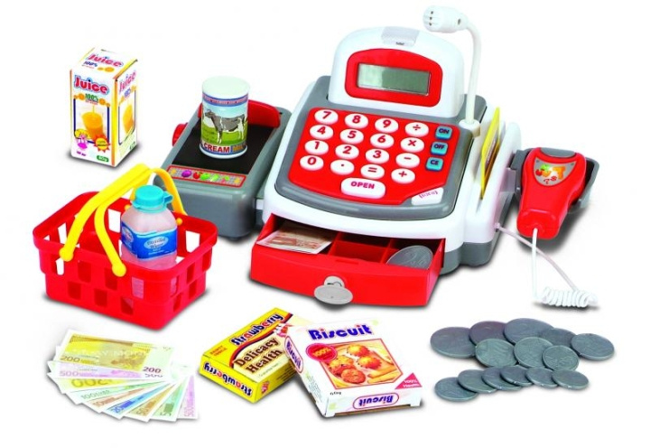 Junior Home Kassa spelen (505122) in de groep SPEELGOED, KINDER- & BABYPRODUCTEN / Speelgoed / Speelset bij TP E-commerce Nordic AB (C90066)