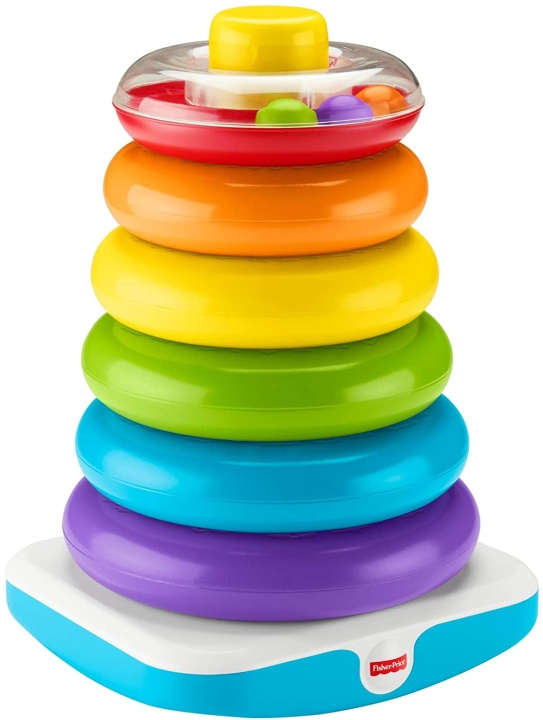 Fisher-Price Baby - Reuze Stapel-Erts - 40 cm (GJW15) in de groep SPEELGOED, KINDER- & BABYPRODUCTEN / Babyspeelgoed / Activiteitenspeelgoed bij TP E-commerce Nordic AB (C90083)