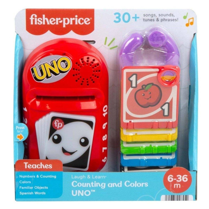 Fisher-Price Lachen & Leren - Tellen en Kleuren UNO-Nordics (HHG92) in de groep SPEELGOED, KINDER- & BABYPRODUCTEN / Speelgoed / Tekenen & Tellen bij TP E-commerce Nordic AB (C90129)