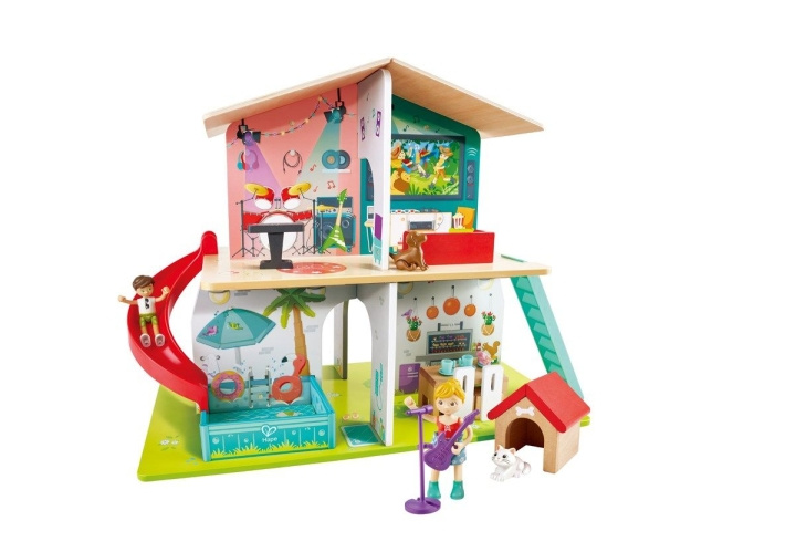 Hape Muzikaal poppenhuis (87-3411) in de groep SPEELGOED, KINDER- & BABYPRODUCTEN / Speelgoed / Docks & Accessoires bij TP E-commerce Nordic AB (C90149)