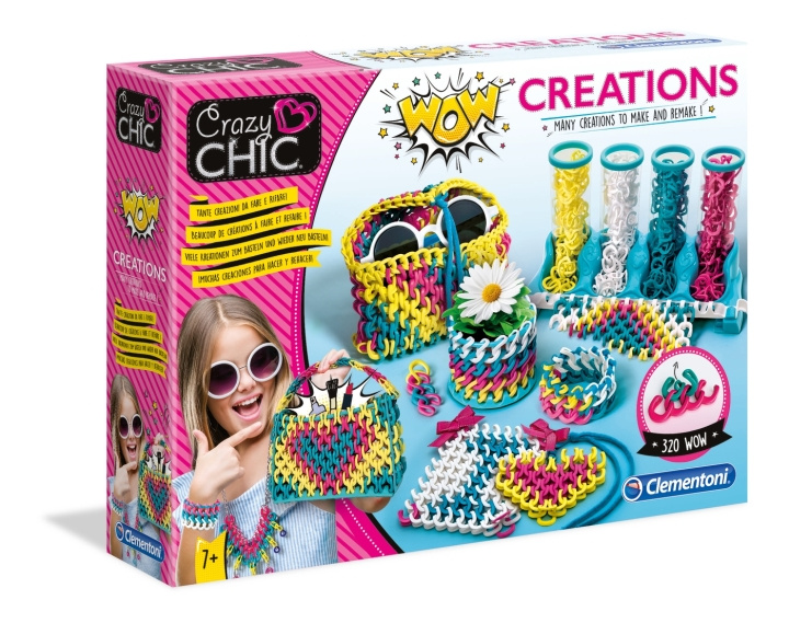 Clementoni Crazy Chic - Wow Creaties (50642) in de groep SPEELGOED, KINDER- & BABYPRODUCTEN / Speelgoed / Ambachten bij TP E-commerce Nordic AB (C90171)