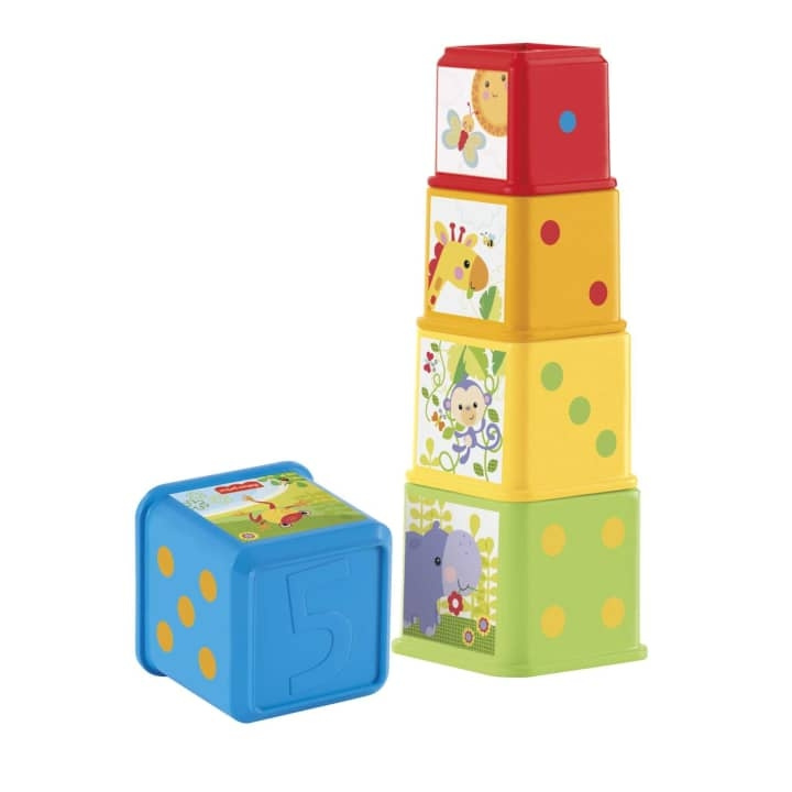 Fisher-Price Stapel & Ontdek Blokken (CDC52) in de groep SPEELGOED, KINDER- & BABYPRODUCTEN / Babyspeelgoed / Activiteitenspeelgoed bij TP E-commerce Nordic AB (C90210)