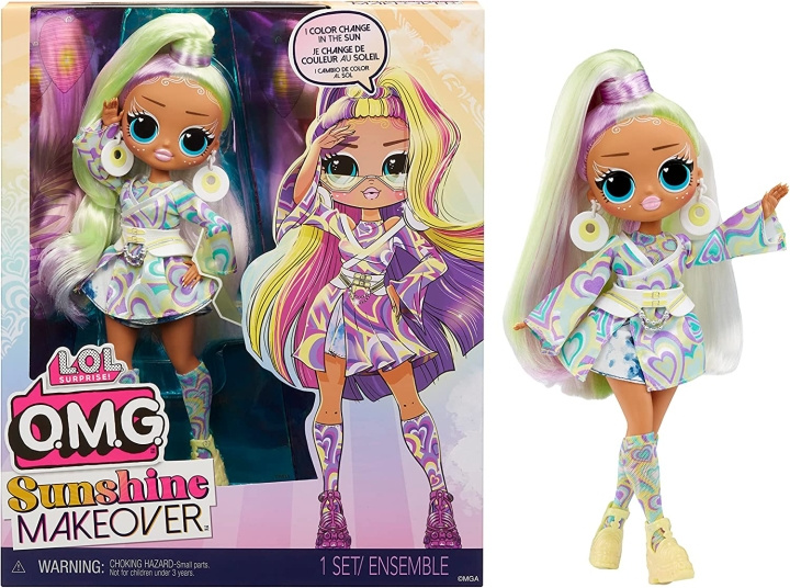 L.O.L. Surprise! OMG Sunshine Makeover Fashion Doll - Zonsopgang in de groep SPEELGOED, KINDER- & BABYPRODUCTEN / Speelgoed / Docks & Accessoires bij TP E-commerce Nordic AB (C90213)