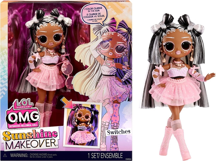 L.O.L. Surprise! OMG Sunshine Makeover Fashion Doll - Schakelaars in de groep SPEELGOED, KINDER- & BABYPRODUCTEN / Speelgoed / Docks & Accessoires bij TP E-commerce Nordic AB (C90214)