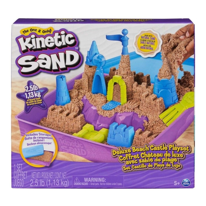 Kinetic Sand Deluxe Strandkasteel Speelset (6067801) in de groep SPEELGOED, KINDER- & BABYPRODUCTEN / Speelgoed / Speelklei, speelzand en accessoires bij TP E-commerce Nordic AB (C90223)