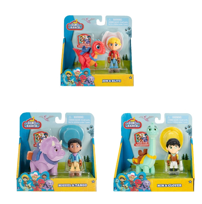 Dino Ranch RANCHERS 2 PK ASS - (DNR0003) in de groep SPEELGOED, KINDER- & BABYPRODUCTEN / Speelgoed / Figuren, Miniaturen & accessoires bij TP E-commerce Nordic AB (C90256)