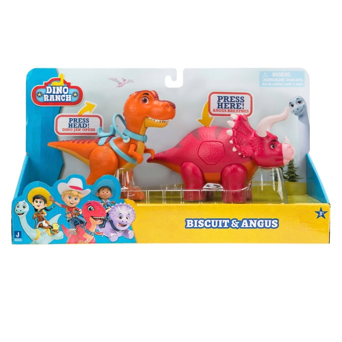 Dino Ranch DELUXE DINO PK BISCUIT EN ANGUS - (DNR0008) in de groep SPEELGOED, KINDER- & BABYPRODUCTEN / Speelgoed / Figuren, Miniaturen & accessoires bij TP E-commerce Nordic AB (C90257)