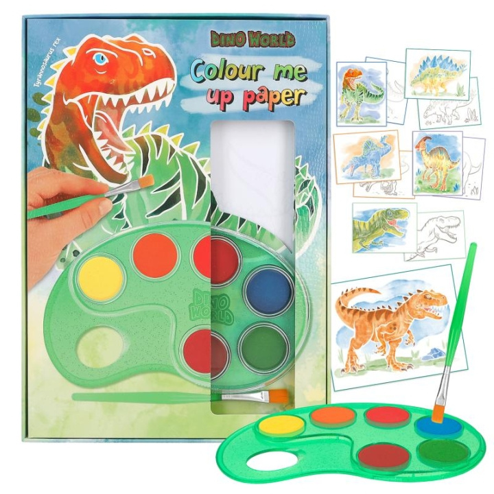 Dino World Kleur me op papier ( 0412517 ) in de groep SPEELGOED, KINDER- & BABYPRODUCTEN / Speelgoed / Ambachten bij TP E-commerce Nordic AB (C90279)