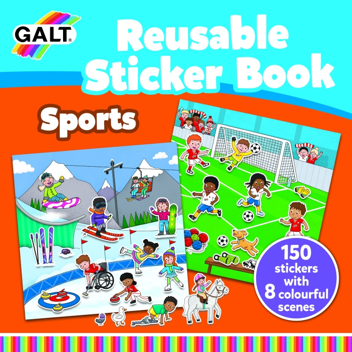 Galt Herbruikbaar Stickerboek - Sport (31000151) in de groep SPEELGOED, KINDER- & BABYPRODUCTEN / Speelgoed / Ambachten bij TP E-commerce Nordic AB (C90289)