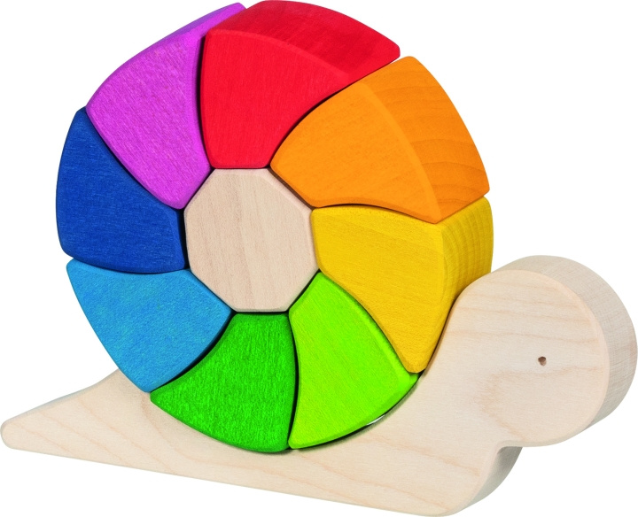 Goki Puzzel en bouwstenen sassy slak - (58368) in de groep SPEELGOED, KINDER- & BABYPRODUCTEN / Speelgoed / Bouwspeelgoed / Bouwblokken bij TP E-commerce Nordic AB (C90306)