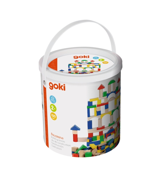 Goki Bouwstenen - (58669) in de groep SPEELGOED, KINDER- & BABYPRODUCTEN / Speelgoed / Bouwspeelgoed / Bouwblokken bij TP E-commerce Nordic AB (C90330)