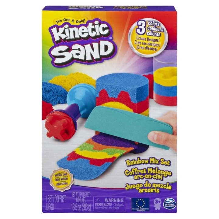 Kinetic Sand Regenboog Mix Set (6053691) in de groep SPEELGOED, KINDER- & BABYPRODUCTEN / Speelgoed / Speelklei, speelzand en accessoires bij TP E-commerce Nordic AB (C90365)