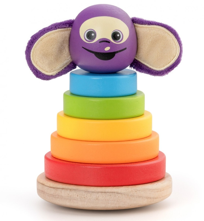 DR Fantus - Houten stapeltoren (16 cm) (112065) in de groep SPEELGOED, KINDER- & BABYPRODUCTEN / Babyspeelgoed / Activiteitenspeelgoed bij TP E-commerce Nordic AB (C90383)