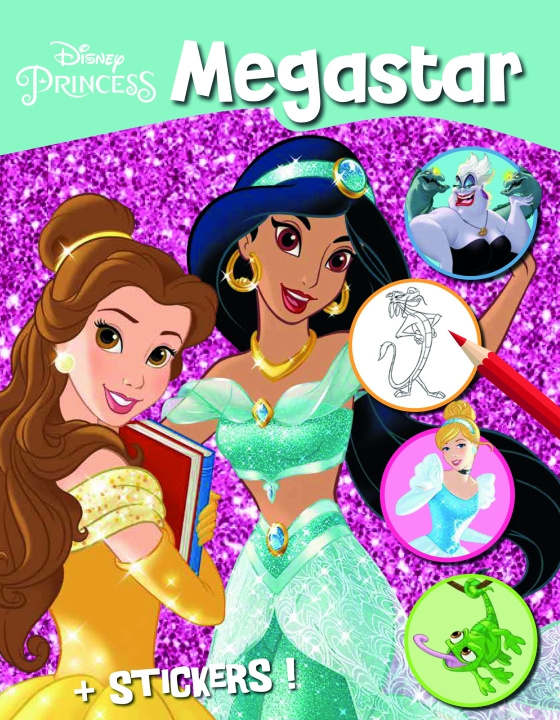 Disney Megastar Kleurboek - Disney Prinses in de groep SPEELGOED, KINDER- & BABYPRODUCTEN / Speelgoed / Tekenen & Tellen bij TP E-commerce Nordic AB (C90400)