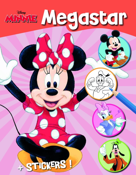 Disney Megaster Kleurboek - Minnie Mouse in de groep SPEELGOED, KINDER- & BABYPRODUCTEN / Speelgoed / Tekenen & Tellen bij TP E-commerce Nordic AB (C90401)