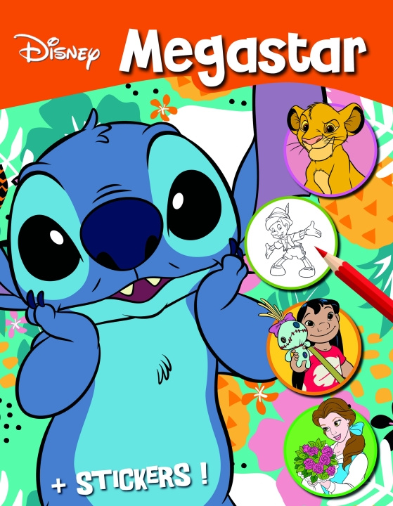 Disney Megastar Kleurboek - Disney Klassiek in de groep SPEELGOED, KINDER- & BABYPRODUCTEN / Speelgoed / Tekenen & Tellen bij TP E-commerce Nordic AB (C90403)