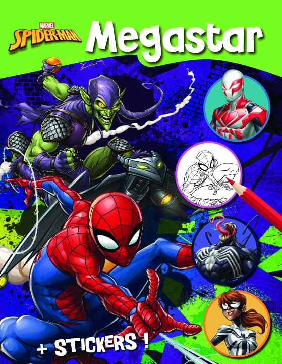 Disney Megaster Kleurboek - Spiderman in de groep SPEELGOED, KINDER- & BABYPRODUCTEN / Speelgoed / Tekenen & Tellen bij TP E-commerce Nordic AB (C90404)