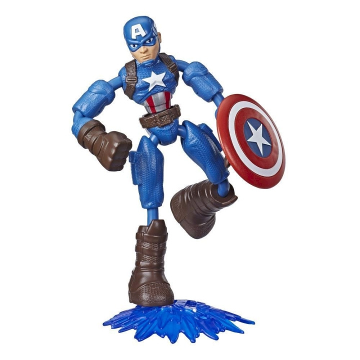 Disney Avengers - Buigen en Flexen - Captain America in de groep SPEELGOED, KINDER- & BABYPRODUCTEN / Speelgoed / Figuren, Miniaturen & accessoires bij TP E-commerce Nordic AB (C90406)