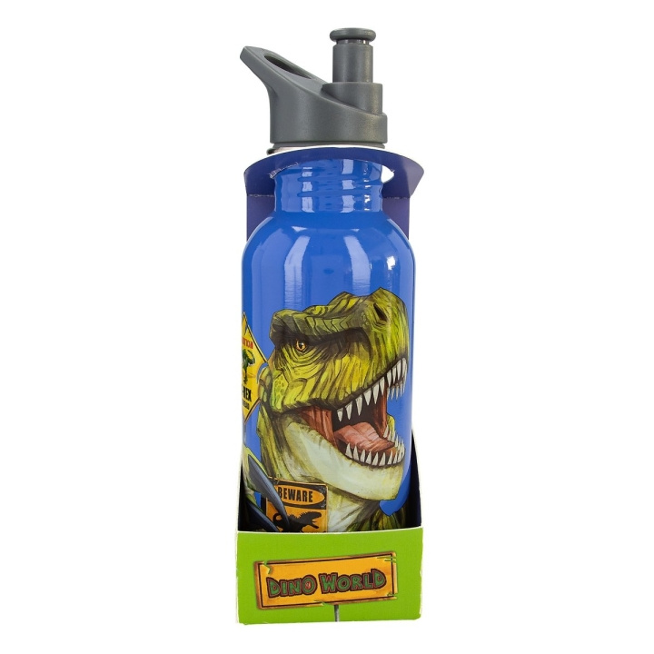 Dino World drinkfles roestvrij staal ( 0412900 ) in de groep SPORT, VRIJE TIJD & HOBBY / Buitenrecreatie / Thermosflessen & Waterflessen bij TP E-commerce Nordic AB (C90433)